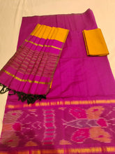 Mystic Loom Dress Material – Ikkat Design with Modern Dupatta